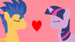 Size: 1280x720 | Tagged: safe, artist:flashsentrysartwork, flash sentry, twilight sparkle, alicorn, pony, g4, female, heart, male, mare, ship:flashlight, shipping, straight, twilight sparkle (alicorn)