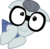 Size: 6000x5929 | Tagged: safe, artist:sir-teutonic-knight, silver shill, g4, absurd resolution, glasses, male, nervous, scared, simple background, solo, transparent background, vector