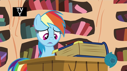 Size: 1920x1080 | Tagged: safe, screencap, rainbow dash, g4, testing testing 1-2-3, female, solo