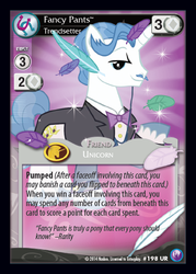 Size: 410x573 | Tagged: safe, enterplay, fancypants, canterlot nights, g4, my little pony collectible card game, ccg, male, solo