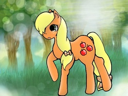 Size: 640x480 | Tagged: safe, artist:marshmallowbreeze, applejack, g4, female, solo