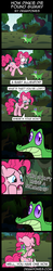 Size: 850x4317 | Tagged: safe, artist:drawponies, gummy, pinkie pie, alligator, earth pony, pony, g4, comic, cute, female, hug, mare