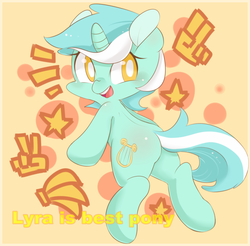 Size: 1838x1808 | Tagged: safe, artist:berseepon09, lyra heartstrings, g4, best pony, butt, cute, female, hand, looking back, lyrabetes, pixiv, plot, prone, solo, sploot