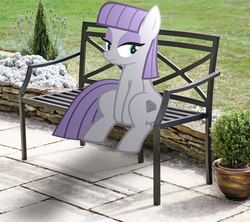 Size: 2868x2545 | Tagged: safe, artist:kuren247, maud pie, g4, high res, irl, photo, ponies in real life, sitting, solo, wrong cutie mark