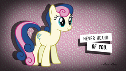 Size: 1920x1080 | Tagged: safe, artist:verygood91, bon bon, sweetie drops, g4, female, quote, solo, vector, wallpaper