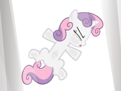 Size: 1600x1200 | Tagged: safe, artist:kuren247, sweetie belle, pony, unicorn, g4, against glass, female, filly, foal, horn, simple background, solo, transparent background
