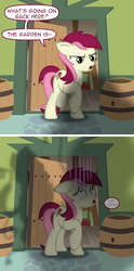 Size: 700x1410 | Tagged: safe, artist:heylaughingboy, artist:stylus, roseluck, g4, ask, comic, female, solo, thedoctorandroseluck, tumblr