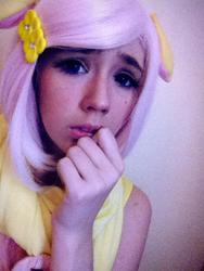 Size: 480x640 | Tagged: safe, artist:oneminutepasttea, fluttershy, human, g4, cosplay, crossplay, cute, irl, irl human, photo, solo