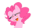 Size: 803x677 | Tagged: safe, artist:mickeymonster, pinkie pie, g4, 420, bloodshot eyes, drugs, female, marijuana, pinkie high, solo