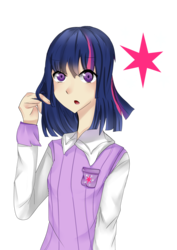 Size: 2480x3507 | Tagged: safe, artist:steelwing1, twilight sparkle, human, g4, female, high res, humanized, solo