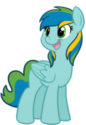 Size: 496x723 | Tagged: safe, artist:itstaylor-made, oc, oc only, oc:carnival charm, pegasus, pony, female, filly, solo