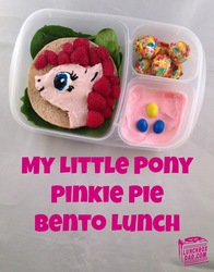 Size: 1252x1600 | Tagged: safe, pinkie pie, g4, bento, food, photo