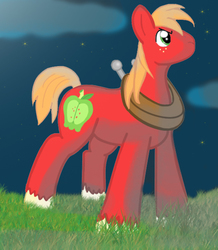 Size: 530x608 | Tagged: safe, artist:ryured, big macintosh, earth pony, pony, g4, male, solo, stallion