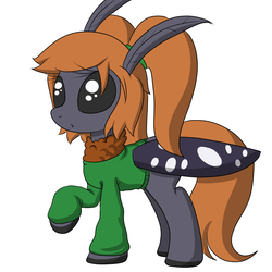 Size: 3600x3600 | Tagged: safe, artist:flowertartanon, oc, oc only, mothpony, original species, clothes, high res, solo