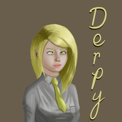 Size: 2048x2048 | Tagged: safe, artist:jay156, derpy hooves, human, g4, female, high res, humanized, necktie, solo