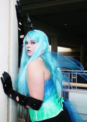 Size: 692x960 | Tagged: safe, artist:konchiroichi, queen chrysalis, human, g4, cosplay, irl, irl human, photo, solo