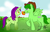 Size: 897x575 | Tagged: safe, artist:hinata-teh-lefty, oc, oc only, pegasus, pony, unicorn, duo, flower, flower in mouth, mouth hold