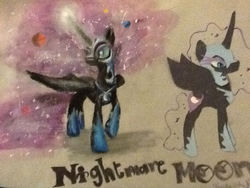 Size: 960x720 | Tagged: safe, artist:theoddlydifferentone, nightmare moon, g4, female, solo