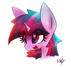 Size: 1672x1573 | Tagged: safe, artist:vulpessentia, twilight sparkle, g4, cute, eye clipping through hair, female, head only, heart eyes, open mouth, portrait, solo, twiabetes, wingding eyes
