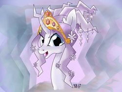 Size: 800x600 | Tagged: safe, artist:pie7d2, tree of harmony, oc, oc only, oc:harmony (heilos), pony, g4, big crown thingy, ponified, solo