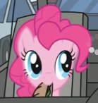 Size: 139x146 | Tagged: safe, artist:mixermike622, pinkie pie, g4, dan vs fim, female, sandwich, solo