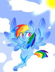 Size: 1024x1325 | Tagged: safe, artist:ryuu52, rainbow dash, g4, cute, female, solo