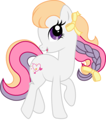 Size: 485x569 | Tagged: safe, artist:brandykiss, light heart, pony, g2, g4, female, g2 to g4, generation leap, solo