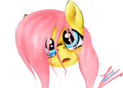 Size: 3500x2500 | Tagged: safe, artist:spriterjrda, fluttershy, g4, female, head, high res, simple background, solo, transparent background