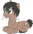 Size: 446x467 | Tagged: safe, artist:valichan, pony, kakuzu, naruto, ponified, solo