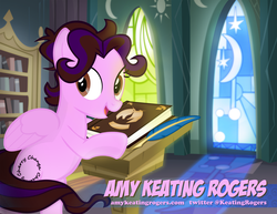 Size: 900x695 | Tagged: safe, artist:pixelkitties, pony, amy keating rogers, babscon, pixelkitties' brilliant autograph media artwork, ponified, solo