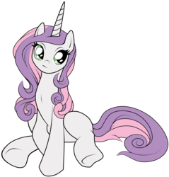 Size: 8617x9000 | Tagged: safe, artist:amorecadenza, artist:kp-shadowsquirrel edits, edit, sweetie belle, pony, unicorn, g4, absurd resolution, female, horn, mare, older, older sweetie belle, simple background, solo, transparent background