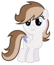 Size: 460x554 | Tagged: safe, artist:unoriginai, oc, oc only, pegasus, pony, colored wings, colored wingtips, offspring, parent:oc:time heart, parent:sweetie belle, parents:canon x oc, simple background, solo, white background