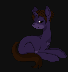Size: 408x431 | Tagged: safe, artist:that-one-outcast, pony, christa, dark, female, mare, ponified, solo, the walking dead, the walking dead game, unamused