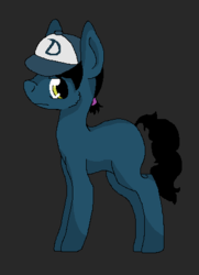 Size: 338x467 | Tagged: safe, artist:that-one-outcast, pony, clementine (walking dead), ponified, solo, the walking dead, the walking dead game