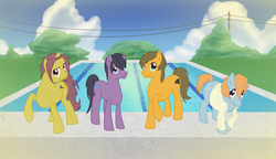 Size: 1800x1038 | Tagged: safe, artist:siezure-in-a-bag, free!, ponified