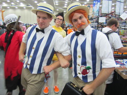 Size: 2592x1944 | Tagged: safe, flam, flim, human, g4, cosplay, flim flam brothers, irl, irl human, photo