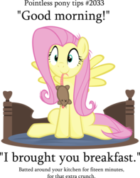 Size: 2711x3448 | Tagged: dead source, safe, artist:jittery-the-dragon, fluttershy, mouse, pegasus, pony, rodent, g4, bed, behaving like a cat, bronybait, cute, dead, female, fluffy, fluttercat, flutterpred, happy, high res, hunting, looking at you, mare, messy mane, mouth hold, pointless pony tips, shyabetes, simple background, sitting, smiling, solo, spread wings, tail, transparent background, wide eyes