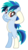 Size: 308x558 | Tagged: safe, artist:unoriginai, pony, bipedal, crack shipping, goddamnit unoriginai, grin, half-dead, looking at you, magical lesbian spawn, offspring, parent:dead rainbow dash, parent:vinyl scratch, simple background, smiling, solo, stitched body, stitches, white background