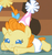 Size: 825x883 | Tagged: safe, screencap, pumpkin cake, baby cakes, g4, baby, cute, diaper, female, hat, party hat, prone, solo