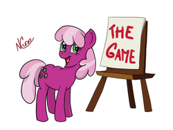 Size: 800x600 | Tagged: safe, artist:cwossie, cheerilee, g4, female, meme, solo, the game