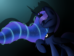 Size: 2108x1600 | Tagged: safe, artist:irigulus, princess luna, g4, female, solo