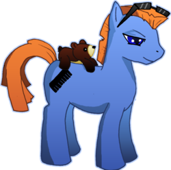 Size: 483x480 | Tagged: safe, artist:deathdog3000, teddy, earth pony, pony, g1, g4, my little pony tales, g1 to g4, generation leap, male, solo, teddy bear