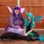 Size: 1787x1770 | Tagged: safe, artist:brixdan, queen chrysalis, twilight sparkle, human, g4, 2014, cosplay, emerald city comic con, irl, irl human, photo, target demographic, twilight sparkle (alicorn)