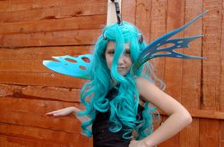 Size: 2976x1952 | Tagged: safe, artist:brixdan, queen chrysalis, human, g4, 2014, convention, cosplay, emerald city comic con, emerald city comicon 2014, irl, irl human, photo, solo, target demographic