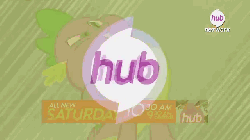 Size: 640x360 | Tagged: safe, screencap, spike, equestria games (episode), g4, official, adventure in the comments, animated, animation error, equestria games, fire, fire breath, hub logo, hubble, promo, the hub