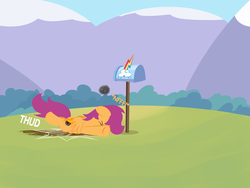 Size: 1280x960 | Tagged: safe, artist:dtcx97, scootaloo, post-crusade, g4, female, solo