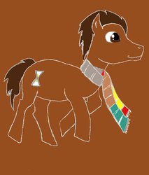 Size: 655x768 | Tagged: safe, artist:marmite-666, doctor whooves, time turner, g4, male, solo