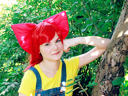 Size: 3537x2656 | Tagged: safe, artist:zach-kun, apple bloom, human, g4, cosplay, high res, irl, irl human, photo, solo