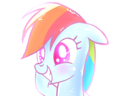 Size: 1600x1200 | Tagged: safe, artist:heavymetalbronyyeah, rainbow dash, g4, female, smiling, solo