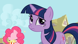 Size: 1365x768 | Tagged: safe, screencap, pinkie pie, twilight sparkle, applebuck season, g4